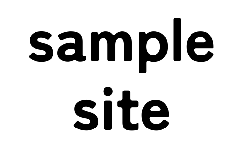サンプルサイト
